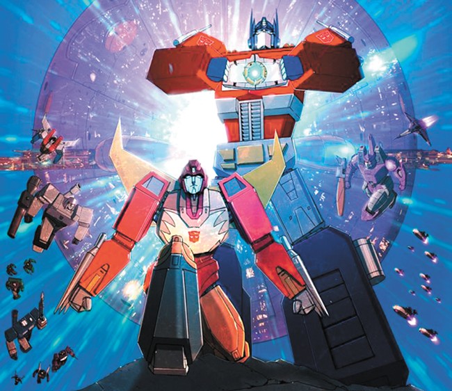 Optimus Prime and Hot Rod/Rodimus Prime, from 1986's The Transformers: The Movie.
